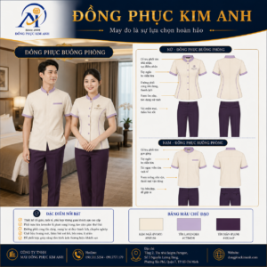 Đồng Phục Kim Anh nhận may đồng phục nhà hàng khách sạn giá rẻ HCM cho nhà hàng, khách sạn, resort, café, villa và hệ thống dịch vụ. Hỗ trợ may đo theo yêu cầu, thiết kế maquette, nhận may số lượng ít, tư vấn mẫu cho quản lý, phục vụ, buồng phòng, bảo trì, an ninh và báo giá rõ ràng tại TP.HCM.