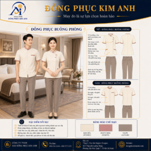Đồng Phục Kim Anh nhận may đồng phục nhà hàng khách sạn giá rẻ HCM cho nhà hàng, khách sạn, resort, café, villa và hệ thống dịch vụ. Hỗ trợ may đo theo yêu cầu, thiết kế maquette, nhận may số lượng ít, tư vấn mẫu cho quản lý, phục vụ, buồng phòng, bảo trì, an ninh và báo giá rõ ràng tại TP.HCM.