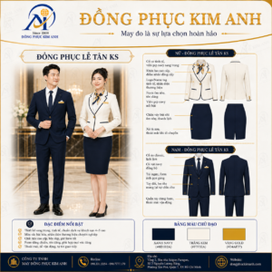 Đồng Phục Kim Anh nhận may đồng phục vest giá rẻ HCM cho doanh nghiệp, văn phòng, sales, bất động sản, showroom, spa, khách sạn và bộ phận quản lý. Hỗ trợ may đo chuẩn form nam nữ, nhận may số lượng ít, thiết kế maquette, tư vấn chất liệu, may mẫu theo yêu cầu và báo giá rõ ràng tại TP.HCM.