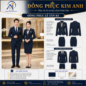Đồng Phục Kim Anh nhận may đồng phục vest giá rẻ HCM cho doanh nghiệp, văn phòng, sales, bất động sản, showroom, spa, khách sạn và bộ phận quản lý. Hỗ trợ may đo chuẩn form nam nữ, nhận may số lượng ít, thiết kế maquette, tư vấn chất liệu, may mẫu theo yêu cầu và báo giá rõ ràng tại TP.HCM.