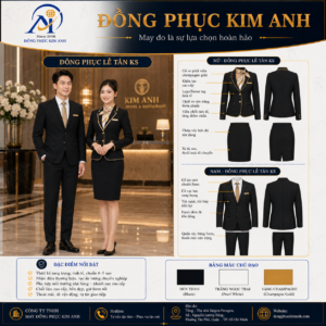 Đồng Phục Kim Anh nhận may đồng phục vest giá rẻ HCM cho doanh nghiệp, văn phòng, sales, bất động sản, showroom, spa, khách sạn và bộ phận quản lý. Hỗ trợ may đo chuẩn form nam nữ, nhận may số lượng ít, thiết kế maquette, tư vấn chất liệu, may mẫu theo yêu cầu và báo giá rõ ràng tại TP.HCM.