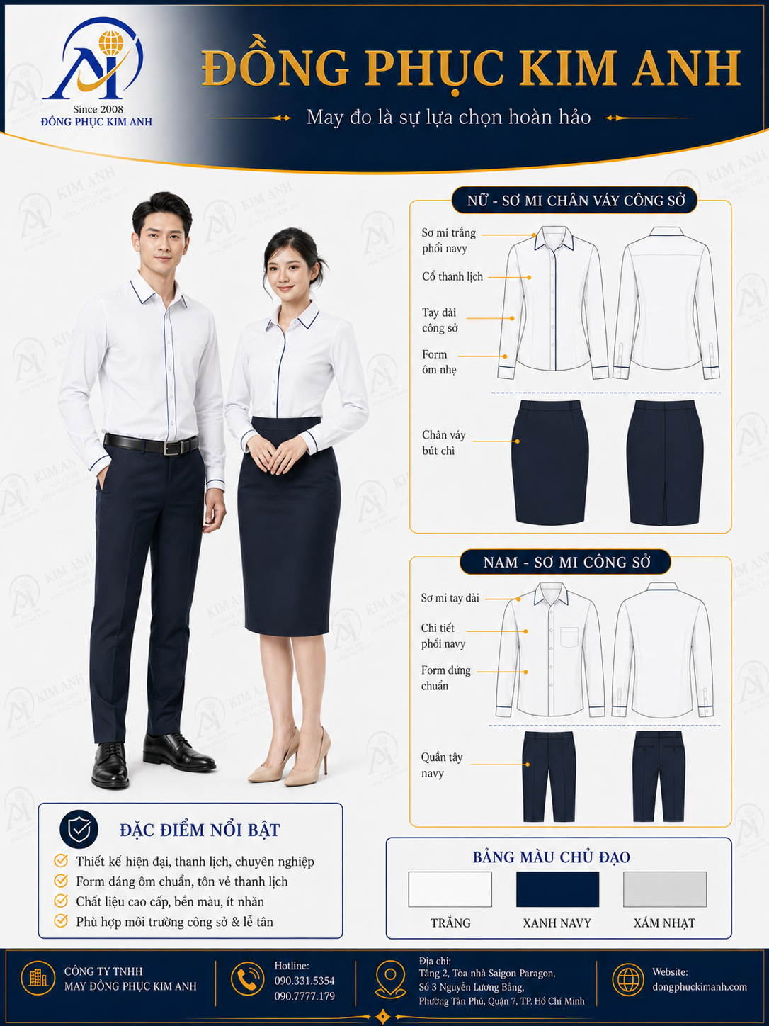 đồng phục sơ mi công sở giá rẻ hcm (43)