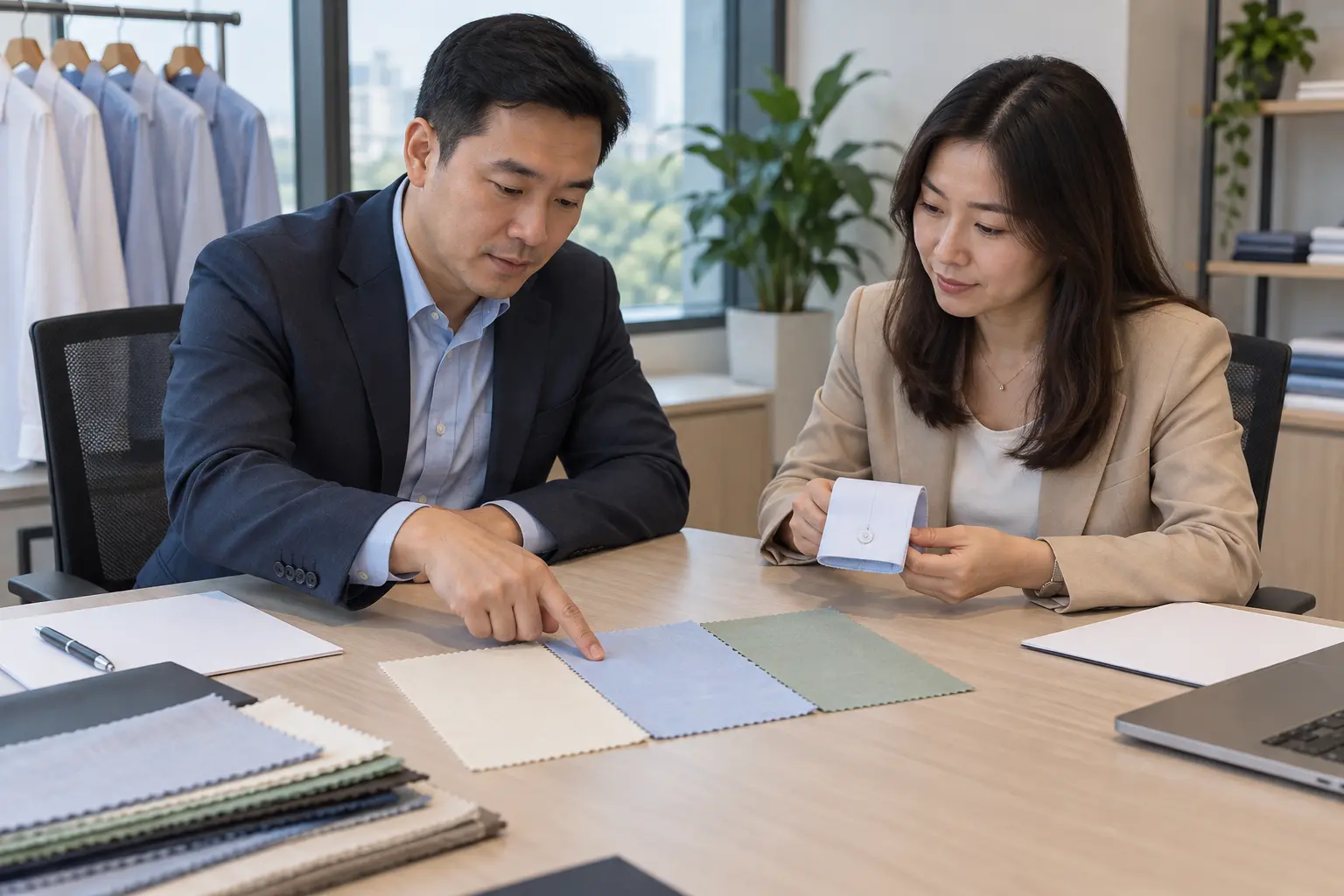 Checklist duyệt mẫu sơ mi đồng phục